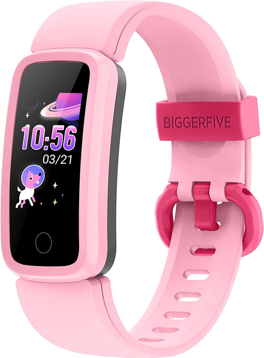 Vigor Fitness Tracker Watch for Kids Girls Boys Ages 5-15, Activity Tracker, Pedometer, Heart Rate Sleep Monitor, IP68 Waterproof Calorie Step Counter Watch with Alarm Clock