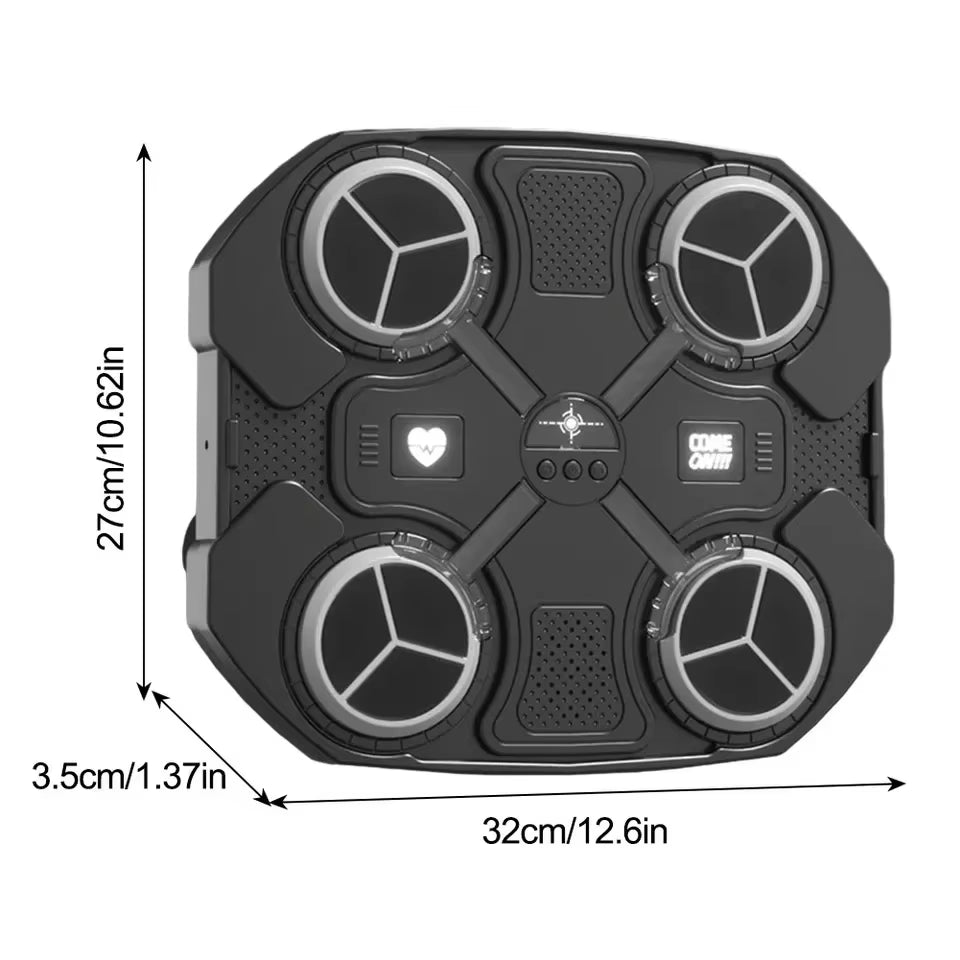 Bluetooth Music Boxing Machine,Boxing Wall Target with Light,Usb Charging Punching Bag, Boxing Training Equipment